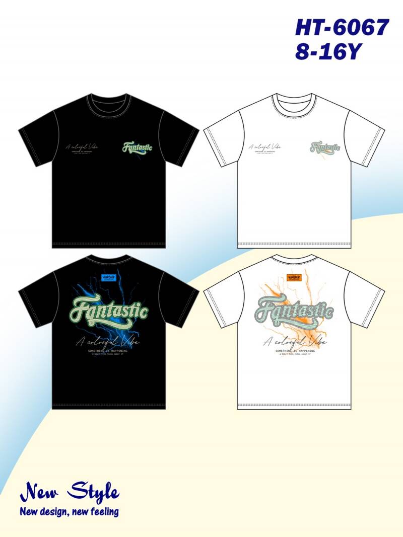 Bluzki chłopięce. Roz 8-16, Mix Kolor Paczka 5 szt. 1